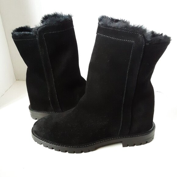 Aquatalia Women's Black Suede Winter Boot size 6.5M - Picture 10 of 10